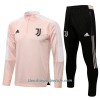 Sudadera De Entrenamiento Trajes Juventus Cremallera De Cuarto 2022-23 Rosa - Niño